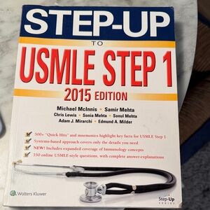 Step-Up USMLE Step 1 2015 Edition Book.